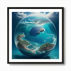 Spherical Seascape Delight Art Print