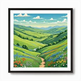 Beautiful Landscape Art Print (2) Art Print