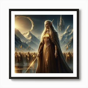 Lord Of The Rings/ ELVEN Art Print