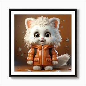 Cute Cat 17 Art Print