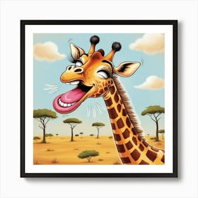 Giraffe 1 Art Print