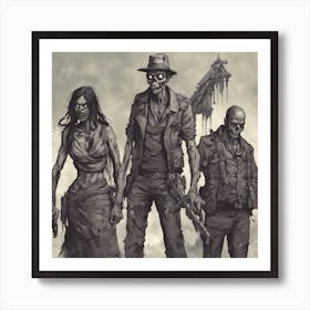 Walking Dead Art Print