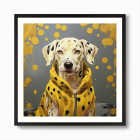 Dalmatian dog art 1 Poster