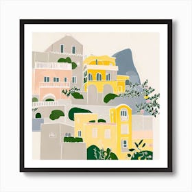 Italy and lemons Art Print