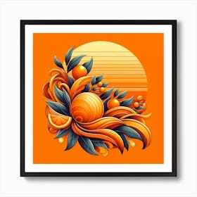 Oranges 1 Art Print