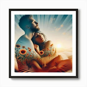 Love In The Desert Art Print