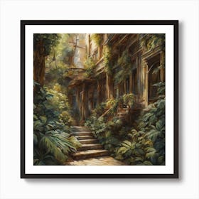 House In The Forest Art Print