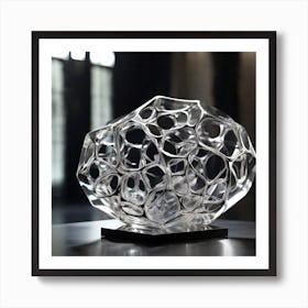 Crystal Sculpture Art Print