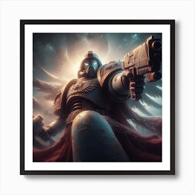 Space Marine 5 Art Print