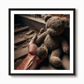 Abandoned Teddy Bear 3 Art Print