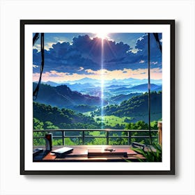 View From The Window Art Print