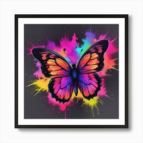 Colorful Butterfly 130 Poster