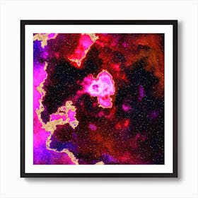 100 Nebulas in Space Abstract n.014 Art Print