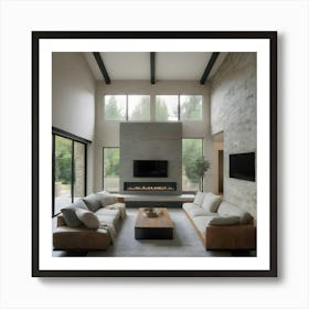 Modern Living Room 34 Art Print