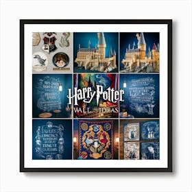 Harry Potter Wall Ideas, Harry Potter wall decor ideas, Harry Potter wall art stickers, Harry Potter wall art lego, Harry Potter wall art printables, Harry Potter wall tapestry, Harry Potter art drawings, Art Print