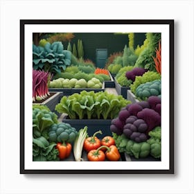 Vegetables Garden Art Print