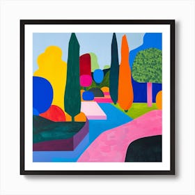 Colourful Gardens Chiswick House Gardens United Kingdom 4 Art Print