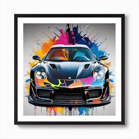 Porsche Gt3 Wallpaper Art Print