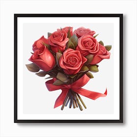 Bouquet Of Roses 9 Art Print