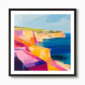 Abstract Travel Collection Malta 2 Art Print