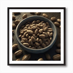 Coffee Beans In A Bowl 21 Art Print