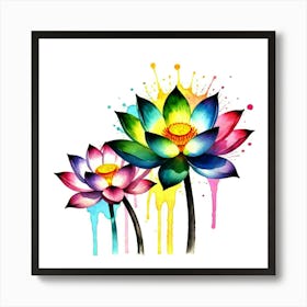 Lotus Flower 109 Art Print