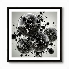 Abstract Spheres 5 Art Print