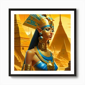 Egyptian Goddess 10 Art Print