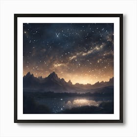 Night Sky 1 Art Print