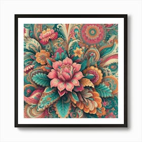 Russian Paisley Art Print