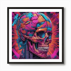 Brain Damaged Art Print