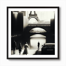 Paris Eiffel Tower 1 Art Print