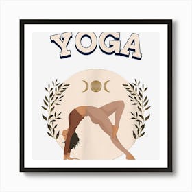 Yoga Pose Art Print