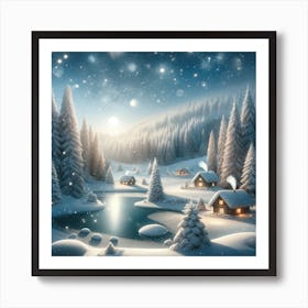 Winter Landscape 2 Art Print