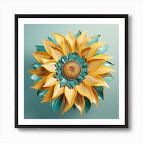 Sunflower 15 Art Print