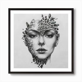 Portrait Of A Woman Art Print