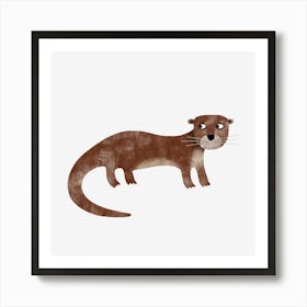 Otter Art Print