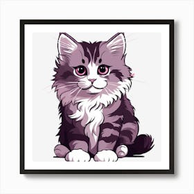 Kitten Png Art Print