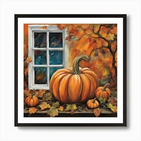 Halloween Pumpkin 2 Art Print