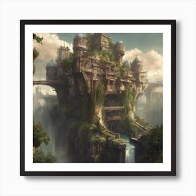 Fantasy Castle 30 Art Print