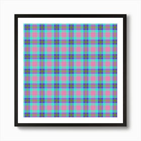 Plaid Pattern 27 Art Print