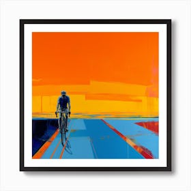 'Cyclist' Art Print