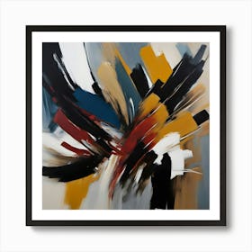 Bold Brushstrokes. Art Print