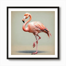 Flamingo Canvas Print 5 Art Print