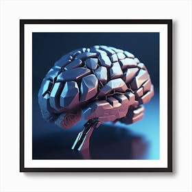 Brain 3d Art Print