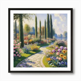 Garden Path 5 Art Print