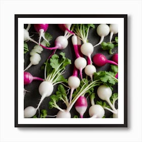 Radishes 30 Art Print