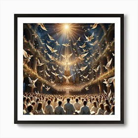 Choir Of Doves Art Print