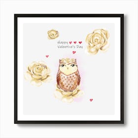 Happy Valentine'S Day 1 Art Print