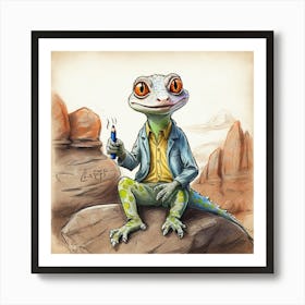 Gecko 5 Art Print